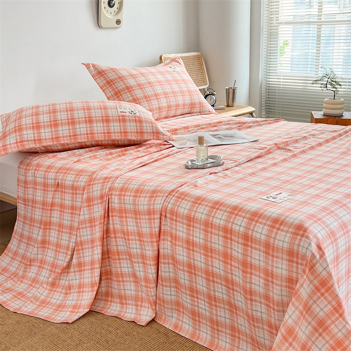 91家纺网 家纺一手货源 找家纺 （总）梦舒羽 2025新款水洗棉麻单层床单