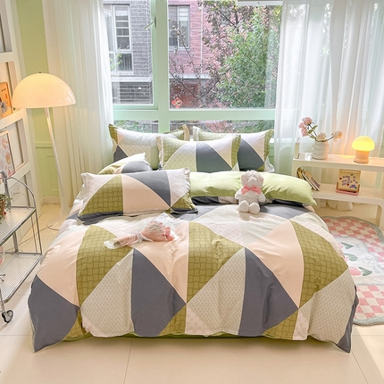 91家纺网 家纺一手货源 找家纺 （总）红馆 2025新款全棉12868印花单品被套