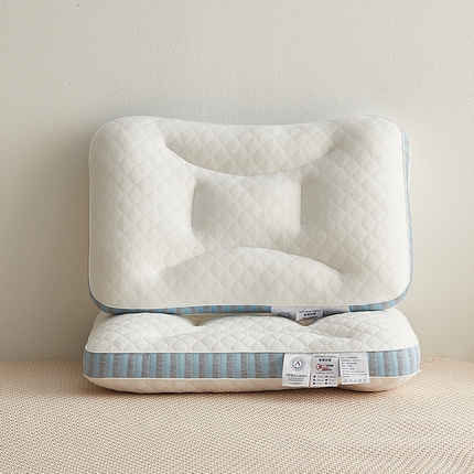 （总）鸿图枕业 2024新款柔软舒适针织棉面料立体边SPA枕枕头枕芯