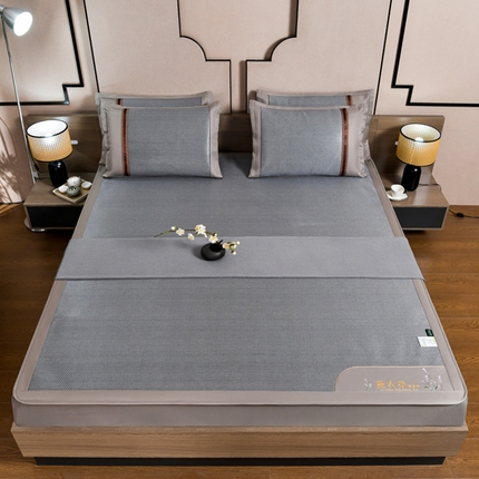 91家纺网 家纺一手货源 找家纺 （总）小牛席业 薰衣草冰藤席系列-床笠款（冰藤席面）凉席藤席冰藤席冰丝席竹席乳胶席乳胶凉席凉感豆豆席