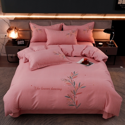 91家纺网 家纺一手货源 找家纺 （总）润淳家居 2025新款全棉磨毛刺绣四件套