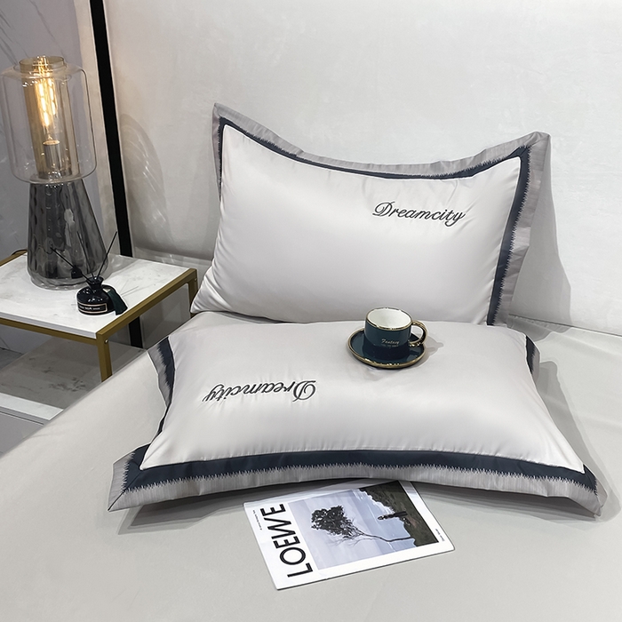 91家纺网 家纺一手货源 找家纺 丽卡家纺 2024新款水洗天丝刺绣夏被四件套-梦幻 梦幻-山灰