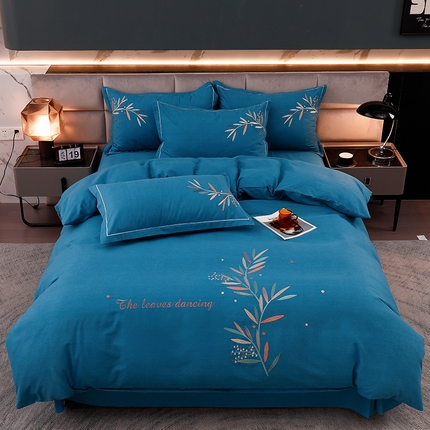 91家纺网 家纺一手货源 找家纺 （总）润淳家居 2025新款全棉磨毛刺绣四件套