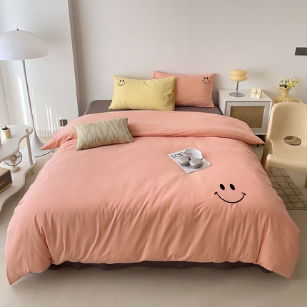 91家纺网 家纺一手货源 找家纺 （总）梦家居 2024新款全棉水洗棉刺绣混搭四件套