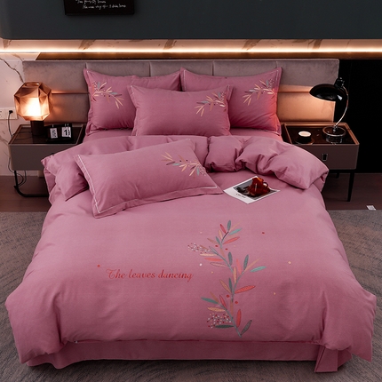 91家纺网 家纺一手货源 找家纺 （总）润淳家居 2025新款全棉磨毛刺绣四件套