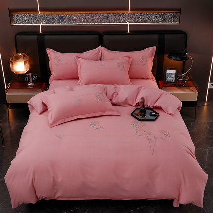 91家纺网 家纺一手货源 找家纺 （总）润淳家居 2025新款全棉磨毛刺绣四件套