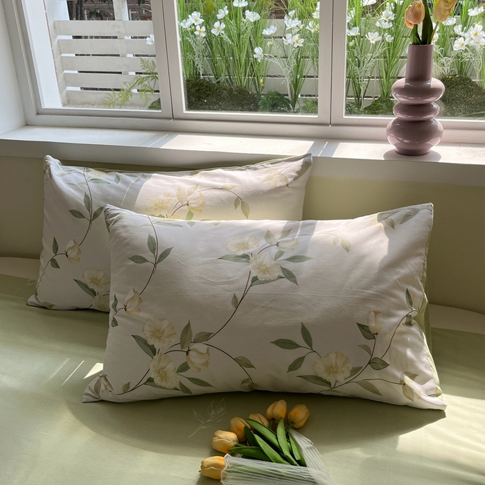 91家纺网 家纺一手货源 找家纺 红馆 2025年全棉12868印花系列四件套白藤