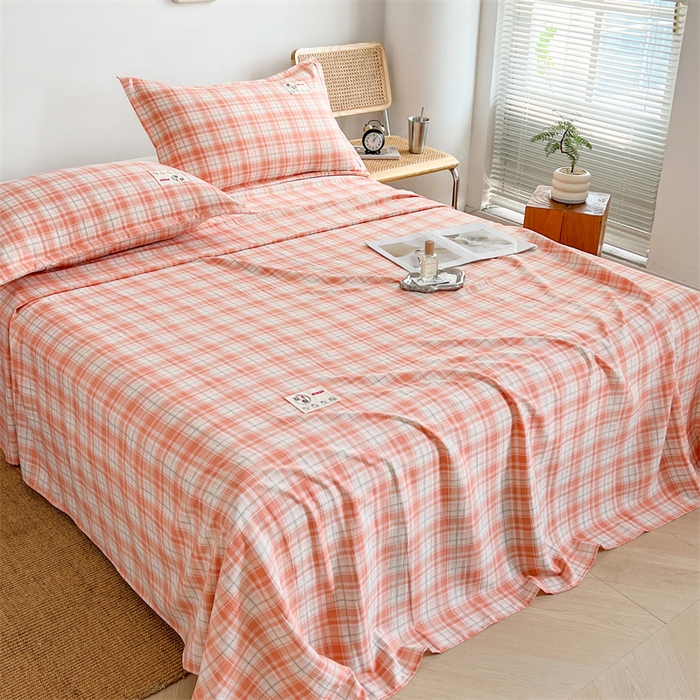 91家纺网 家纺一手货源 找家纺 （总）梦舒羽 2025新款水洗棉麻单层床单