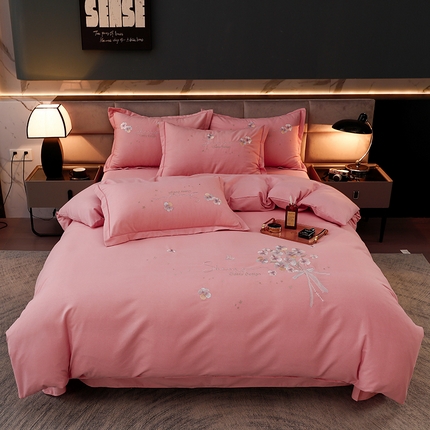 91家纺网 家纺一手货源 找家纺 （总）润淳家居 2025新款全棉磨毛刺绣四件套