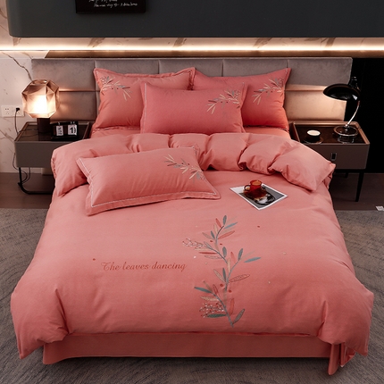 91家纺网 家纺一手货源 找家纺 （总）润淳家居 2025新款全棉磨毛刺绣四件套