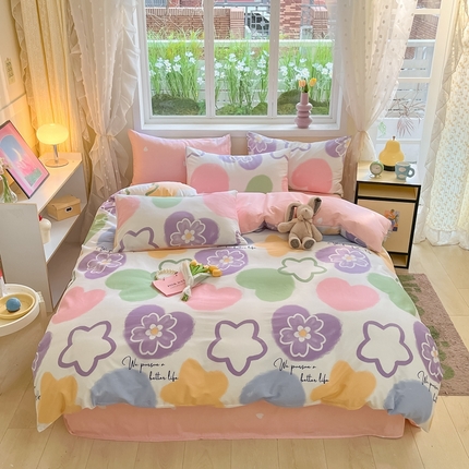 91家纺网 家纺一手货源 找家纺 （总）红馆 2025新款全棉12868印花单品被套