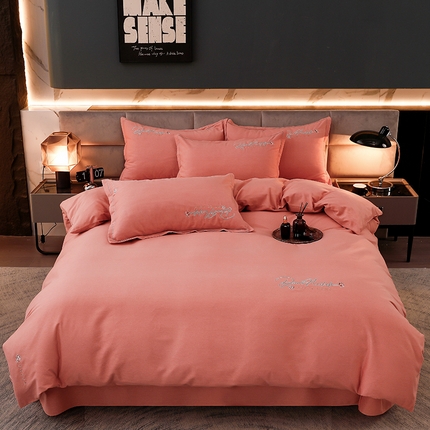 91家纺网 家纺一手货源 找家纺 （总）润淳家居 2025新款全棉磨毛刺绣四件套