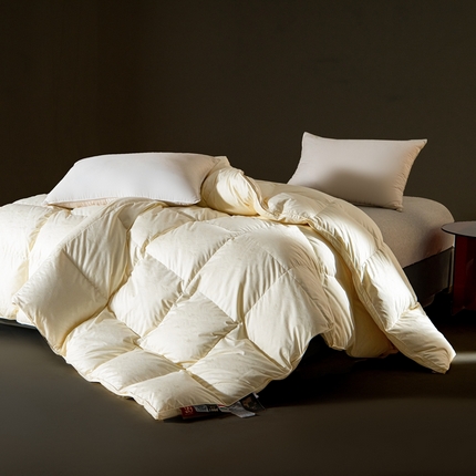 91家纺网 家纺一手货源 找家纺 （总）华盛羽绒被 2024新款高精密全棉静音白鹅绒被春秋被冬被