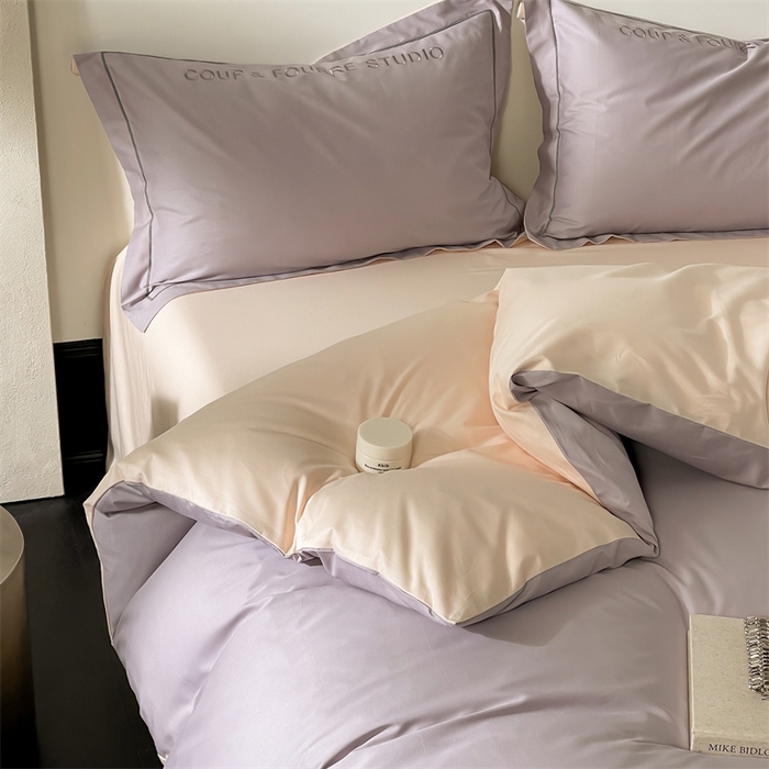 91家纺网 家纺一手货源 找家纺 荣轩家居 2024新款全棉字母一字绣古里系列四件套 古里-可芮朵