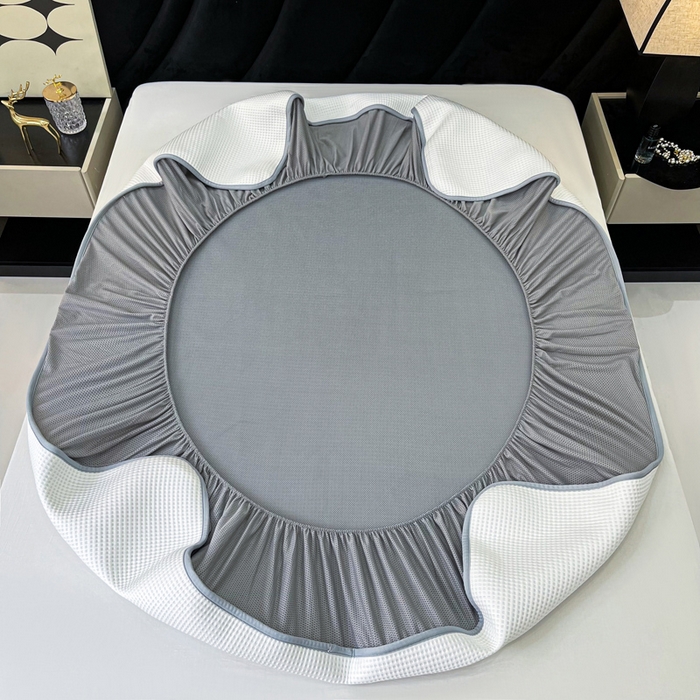 91家纺网 家纺一手货源 找家纺 （总）慕尚 2025新款华夫格床笠凉席