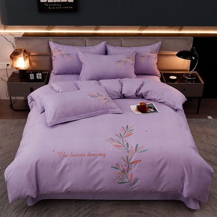 91家纺网 家纺一手货源 找家纺 （总）润淳家居 2025新款全棉磨毛刺绣四件套