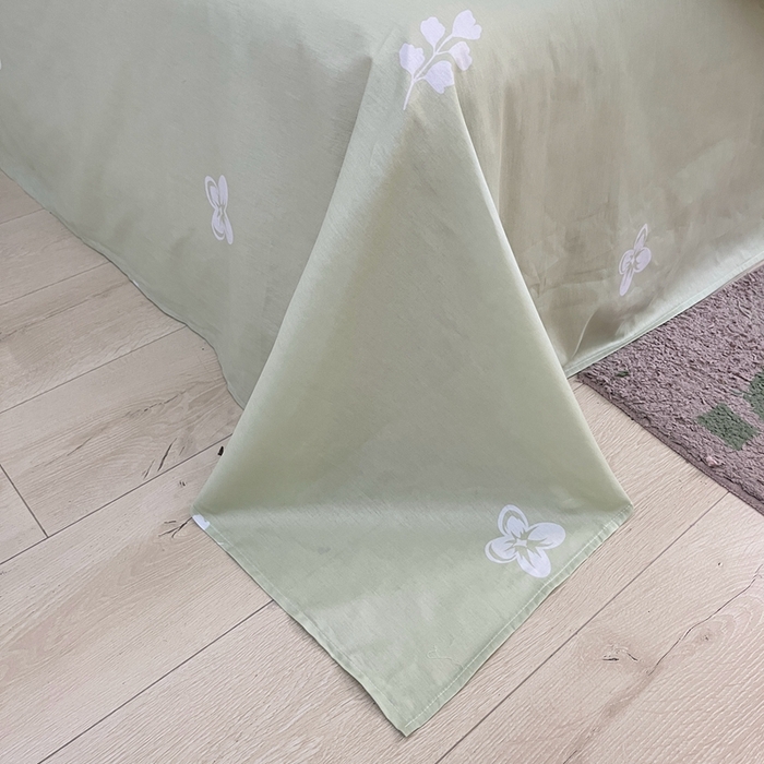 91家纺网 家纺一手货源 找家纺 红馆 2025年全棉12868印花系列四件套米粒熊