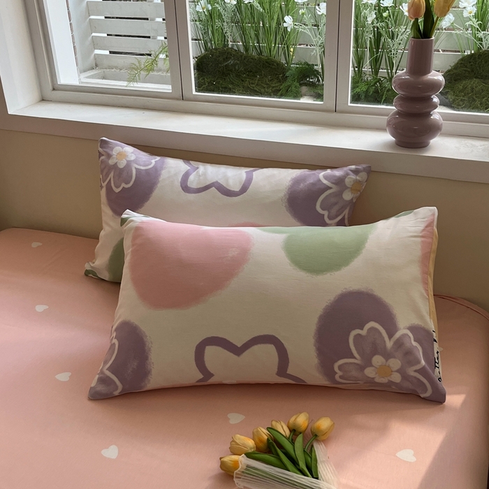 91家纺网 家纺一手货源 找家纺 红馆 2025年全棉12868印花系列四件套玛卡龙