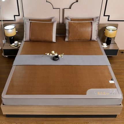 91家纺网 家纺一手货源 找家纺 （总）小牛席业 薰衣草冰藤席系列-床笠款（冰藤席面）凉席藤席冰藤席冰丝席竹席乳胶席乳胶凉席凉感豆豆席