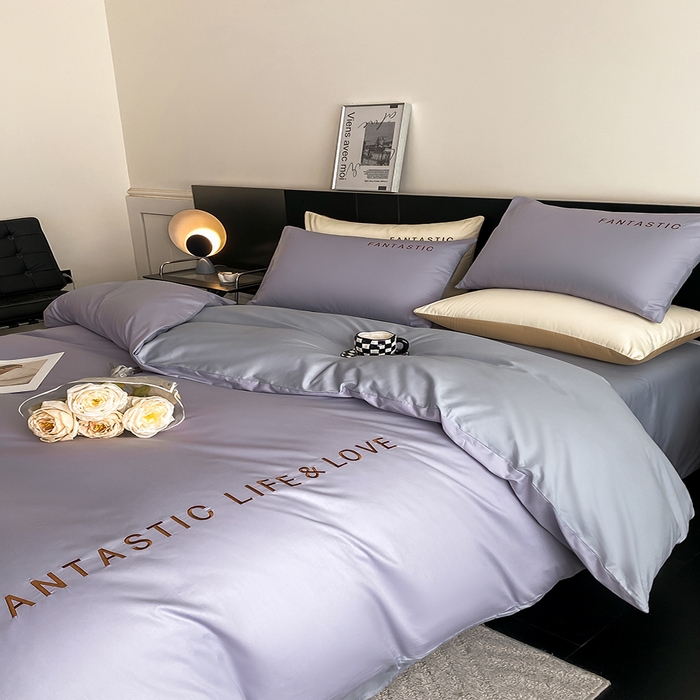 91家纺网 家纺一手货源 找家纺 澳梵家居 2024新款60s全棉刺绣四件套--罗曼克系列 罗曼克-浪漫紫