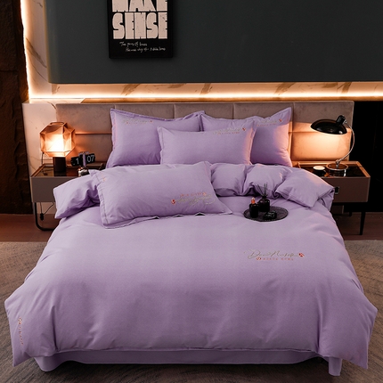 91家纺网 家纺一手货源 找家纺 （总）润淳家居 2025新款全棉磨毛刺绣四件套