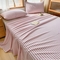 91家纺网 家纺一手货源 找家纺 莱登卡奴 2024新款全棉色织水洗棉单品系列 单床单 床单-格律红