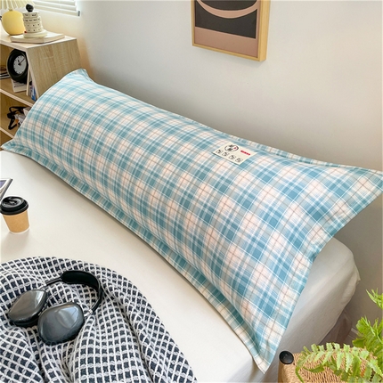 91家纺网 家纺一手货源 找家纺 （总）梦舒羽 2025新款水洗棉麻双人枕套情侣枕芯套加厚枕头套 