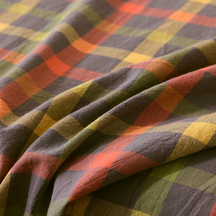 91家纺网 家纺一手货源 找家纺 一禾2024新款A类亲肤舒适全棉色织单品系列-单床单 小晴空-灰