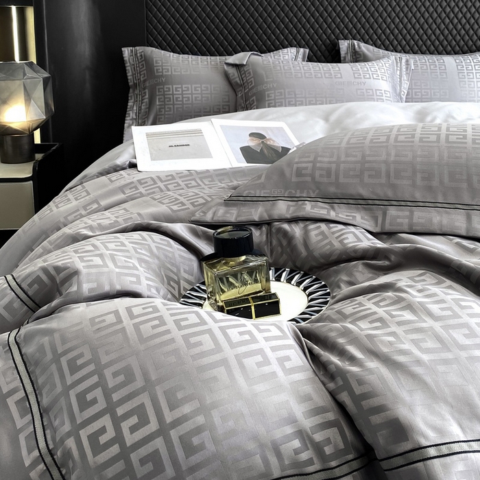 91家纺网 家纺一手货源 找家纺 （总）优悦生活馆 2024新款时尚轻奢纯色磨毛四件套--简爱