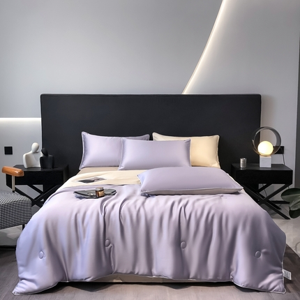 91家纺网 家纺一手货源 找家纺 （总）无界 2025新款天丝夏被四件套-心语