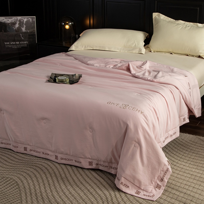 91家纺网 家纺一手货源 找家纺 被靠被2024新款锦丝锻夏被-赫拉 紫豆沙