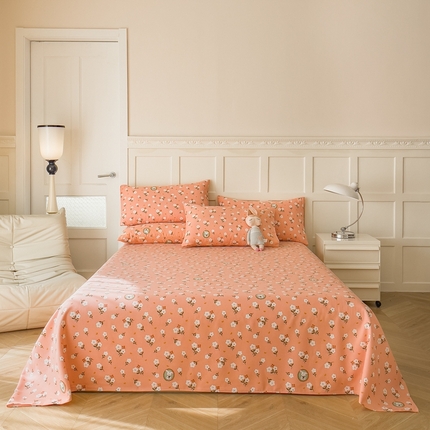 91家纺网 家纺一手货源 找家纺 （总）金泰莱 2025新款老粗布凉席老粗布床单软凉席三件套藤席