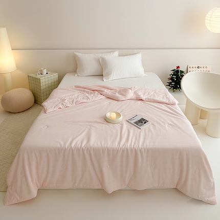 91家纺网 家纺一手货源 找家纺 （总）珺柔 2024新款 华夫格针织夏凉被夏被空调被