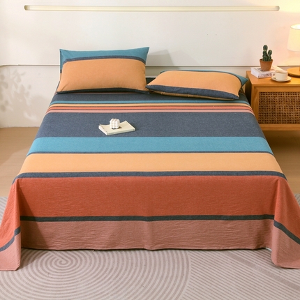 一禾2024新款A类亲肤舒适全棉色织单品系列-单床单 斯诺克