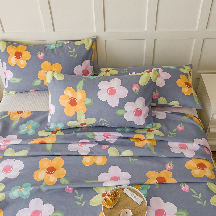 91家纺网 家纺一手货源 找家纺 金泰莱 2025新款老粗布凉席老粗布床单软凉席三件套藤席 南笙