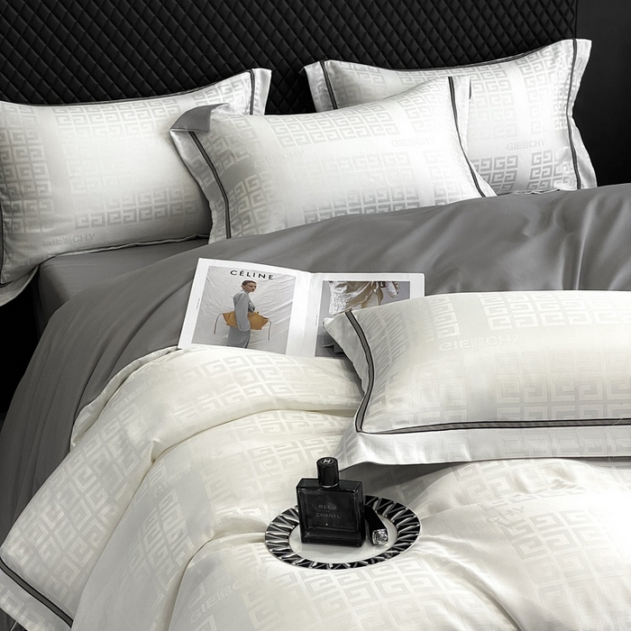 91家纺网 家纺一手货源 找家纺 优悦生活馆 2024新款时尚轻奢纯色磨毛四件套 简爱-白