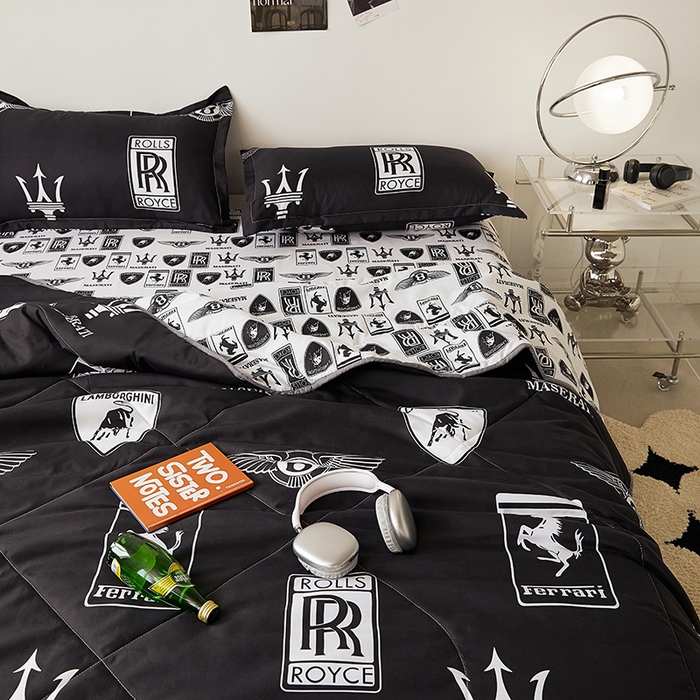 91家纺网 家纺一手货源 找家纺 卡斯诺家纺馆 2025新款芦荟棉亲肤印花夏被 （下载包包含买家秀）车之梦