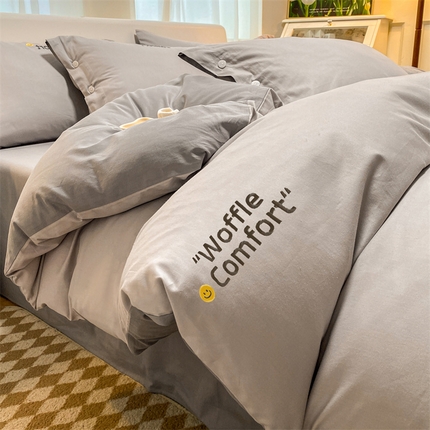 91家纺网 家纺一手货源 找家纺 （总）床绮2024新款轻奢40支纯棉13372四件套系列-米娅 