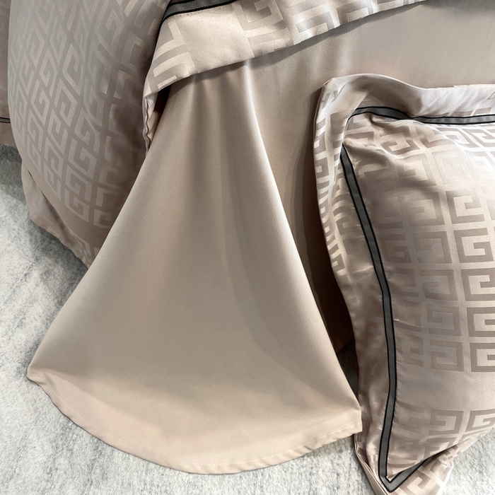 91家纺网 家纺一手货源 找家纺 优悦生活馆 2024新款时尚轻奢纯色磨毛四件套 简爱-香槟