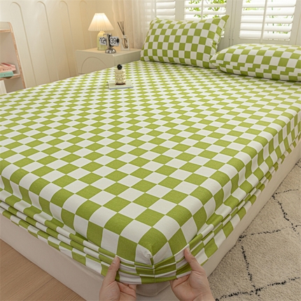 91家纺网 家纺一手货源 找家纺 （总）床绮-2024新款全棉老粗布单床笠系列