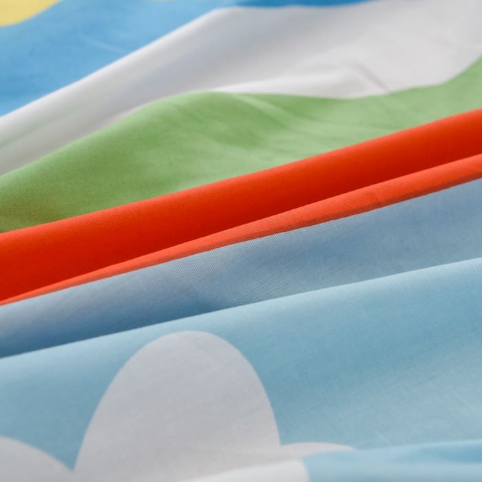 91家纺网 家纺一手货源 找家纺 （总）沐白家居 2024新款纯棉喷气133*72二次元大版印花单床笠