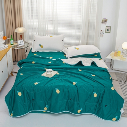 91家纺网 家纺一手货源 找家纺 （总）卡斯诺家纺馆 2025新款芦荟棉亲肤印花夏被（下载包包含买家秀）