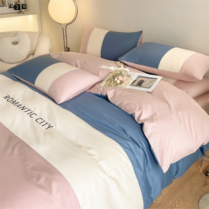 91家纺网 家纺一手货源 找家纺 （总）床绮 2024新款轻奢40支纯棉13372四件套系列-若梦