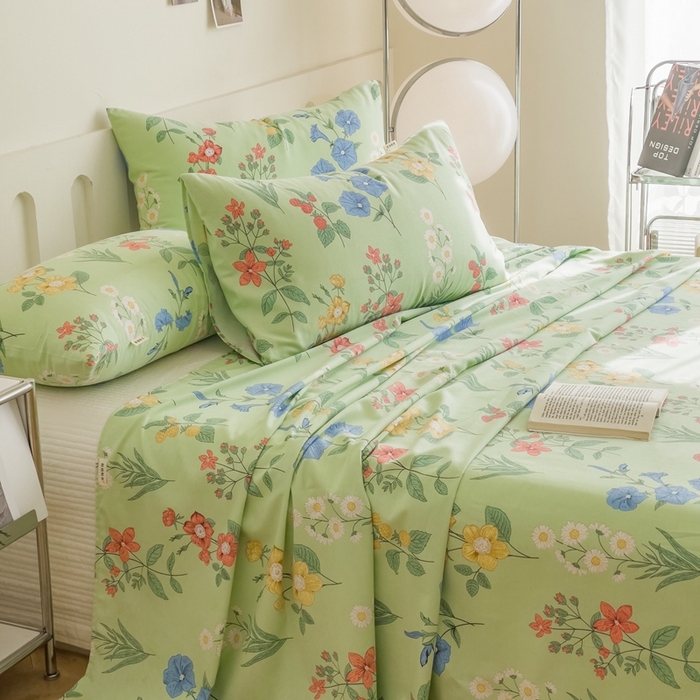 91家纺网 家纺一手货源 找家纺 金泰莱 2025新款老粗布凉席老粗布床单软凉席三件套藤席 恋夏