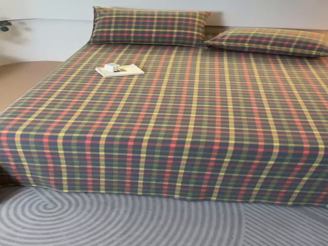 91家纺网 家纺一手货源 找家纺 一禾2024新款A类亲肤舒适全棉色织单品系列-单床单 小晴空-灰