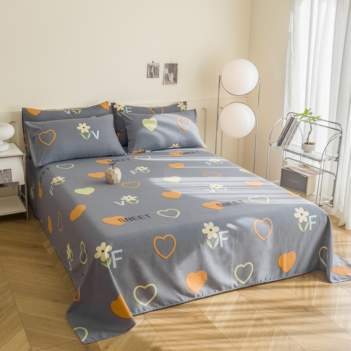 91家纺网 家纺一手货源 找家纺 金泰莱 2025新款老粗布凉席老粗布床单软凉席三件套藤席 染心