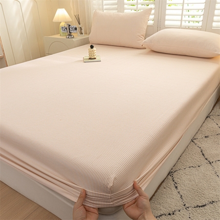 91家纺网 家纺一手货源 找家纺 （总）床绮-2024新款全棉老粗布单床笠系列