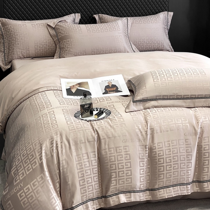 91家纺网 家纺一手货源 找家纺 优悦生活馆 2024新款时尚轻奢纯色磨毛四件套 简爱-香槟