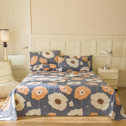 91家纺网 家纺一手货源 找家纺 （总）金泰莱 2025新款老粗布凉席老粗布床单软凉席三件套藤席