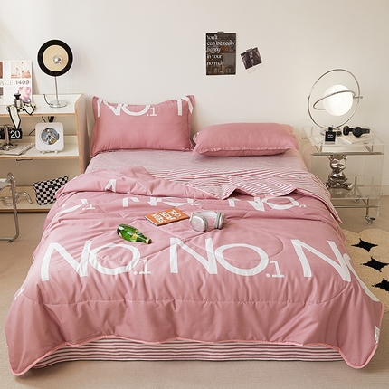 91家纺网 家纺一手货源 找家纺 （总）卡斯诺家纺馆 2025新款芦荟棉亲肤印花夏被（下载包包含买家秀）